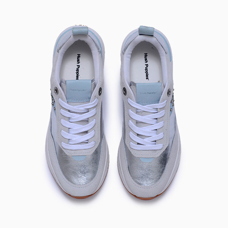 Zapatillas plateado Calby